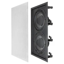 OSD Trimless Dual 8-Inch In-Wall Subwoofer – 300W, Low-Profile, Deep Bass Audio