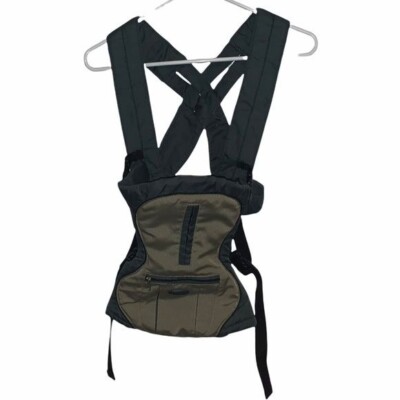 Evenflo Snugli Baby Carrier Green Tan Adjustable