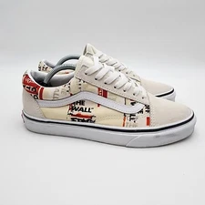 Vans Off The Wall Packing Tape Lace Up Skate Shoes  Women 7.5 Men 6