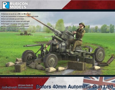 Rubicon Models 280123 - British Bofors 40mm Automatic Gun Mk I/III  Bolt Action