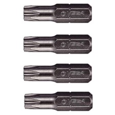 VEGA T25 TORX Security Star Bits. Professional Grade  Inch Hex Shank TORX T-...