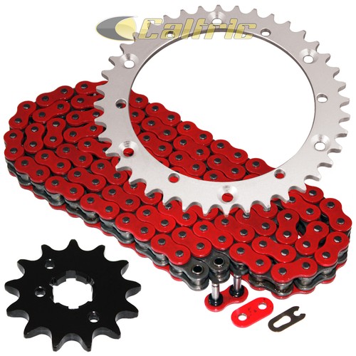 Red ORing Drive Chain & Sprockets Kit for Yamaha Warrior 350 YFM350X