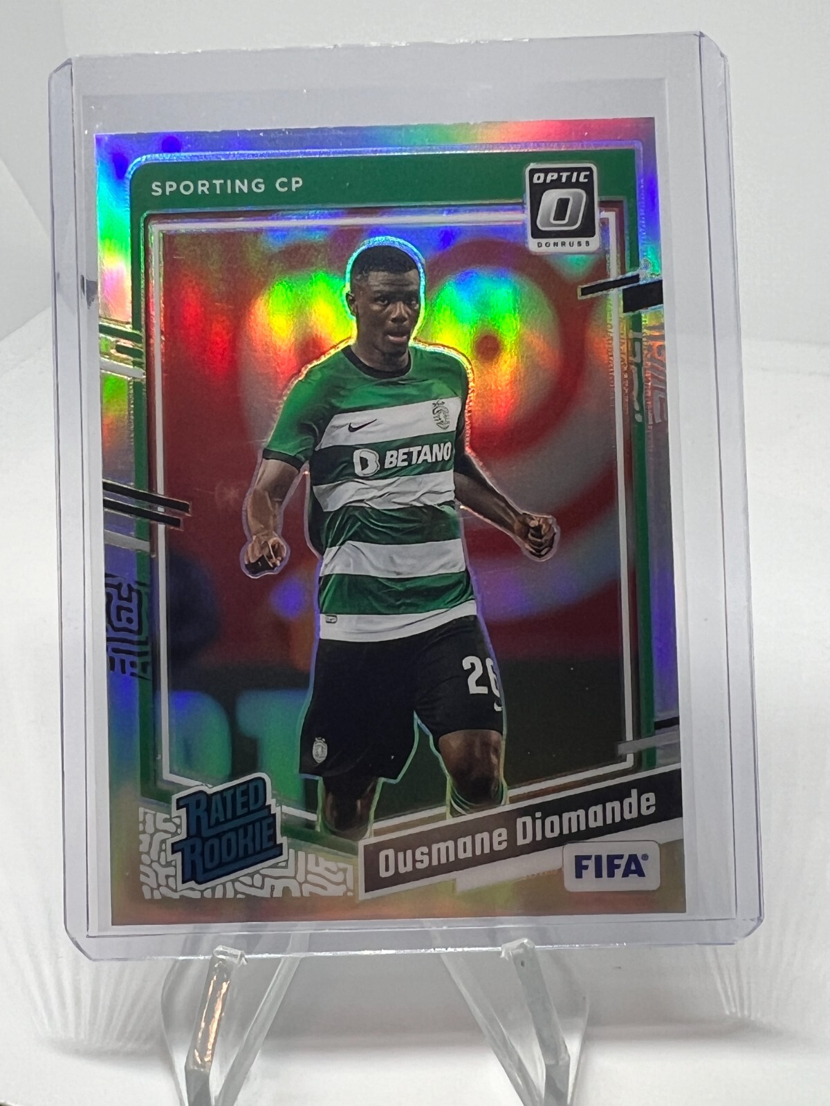 2023-24 Donruss Optic Ousmane Diomande RC Rated Rookie Silver Prizm #190