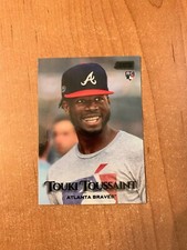 2019 Topps Stadium Club - Touki Toussaint - #3 Black Foil Parallel Rookie RC