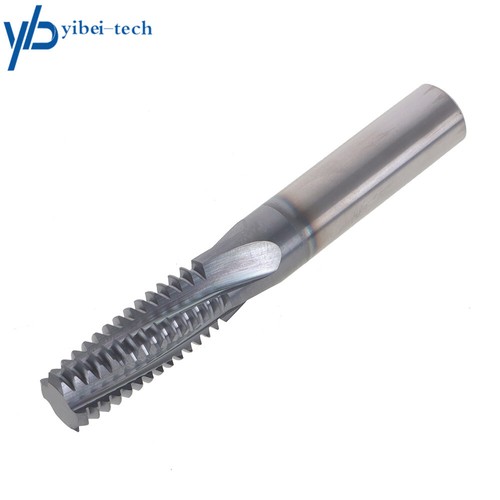 5/8-11 4 Helical Flutes 3-1/2" Overall Length Carbide Thread Mill US - Picture 4 of 10