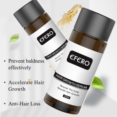 2 x EFERO Hair Growth Scalp Treatment Serum 20ml / .67oz | eBay