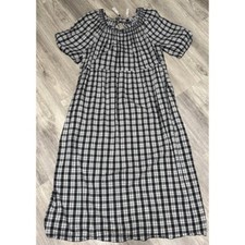 Long Old Navy women's plaid dress large