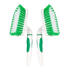 2 Pack Cleaning Brush with Long Handle Bathtub Cleaner for Kitchen Carpet