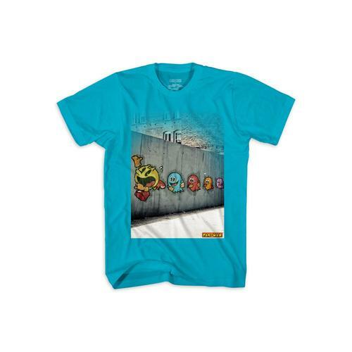 Pac-Man Jungen Kurzarm T-Shirt Graffiti Large - Bild 1 von 1