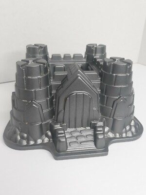 Regal Castle BUNDT Cake Pan Williams Sonoma Nordic Ware ~ 10 Cups HEAVY & Big