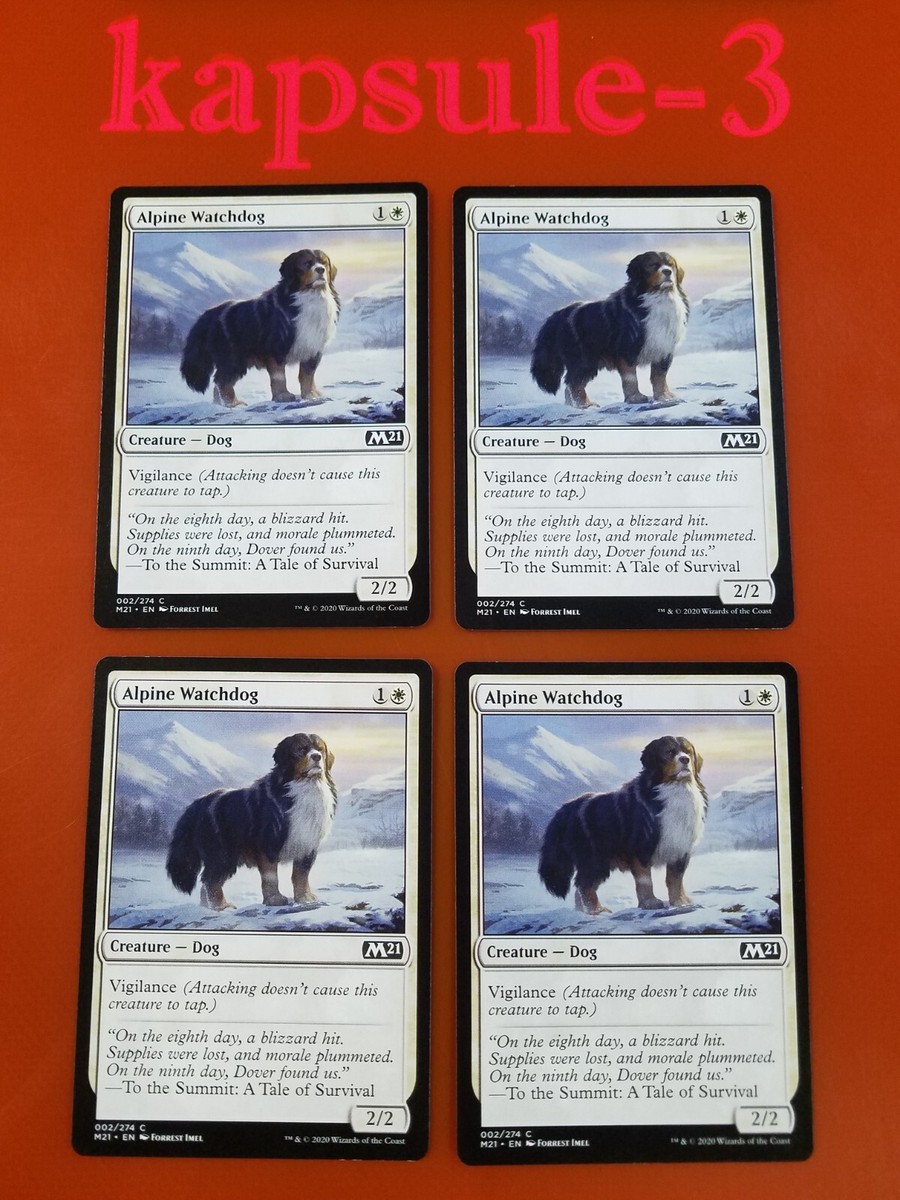4x Alpine Watchdog | M21 Core Set 2021 | MTG Magic Cards | eBay