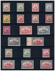Samoa single values from Minr.  7 - 23 * Unused (mh)