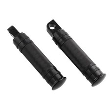  2pcs moto CNC en aluminium universel noir pied repose-pieds repose-pieds