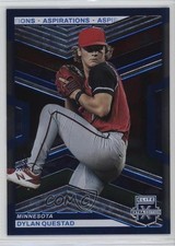 2023 Panini Elite Extra Edition Blue Aspirations 118/349 Dylan Questad #112 w6g