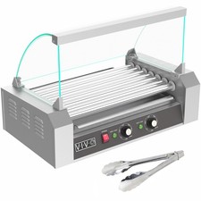 VIVO Electric 18 Hot Dog & Seven (7) Roller Grill Cooker Machine with Cover