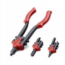 Nietzange Nietmutternzange 3in1 Profi M3-M10 2,4-6,4mm Nietbolzen M4-M8 Koffer