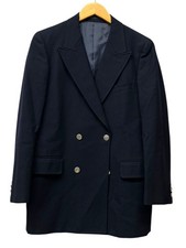 J.PRESS Men's Double Tailored Jacket Navy Wool 175-93 Vintage Condition B