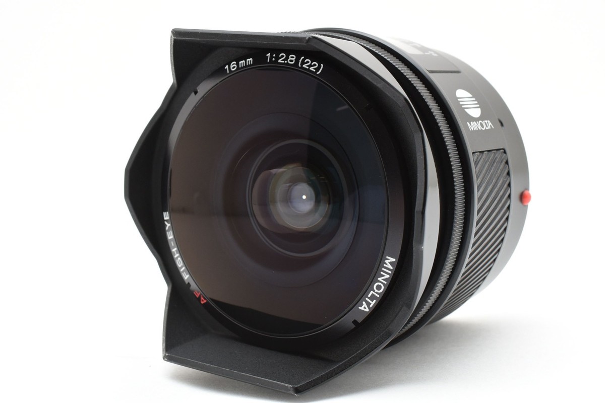 AF FISH-EYE 16ｍｍ F2.8 [ソニー/ミノルタAマウント] NEARMINT] MINOLTA AF FISH-EYE 16mm F/2.8 Lens for SONY A Mount
