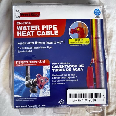 NEW Frost King electric water pipe heat cable 12  Plus HC 30 120 VAC Brand  new