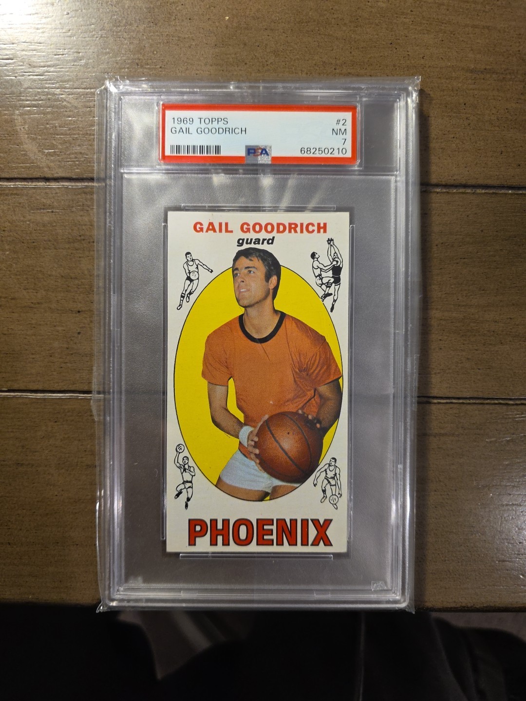 1969-70 Topps Gail Goodrich #2 (RC) PSA 7!