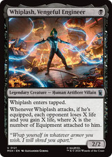 WHIPLASH VENGEFUL ENGINEER x4 mtg NM-M Marvel Super Heroes 4 Unc