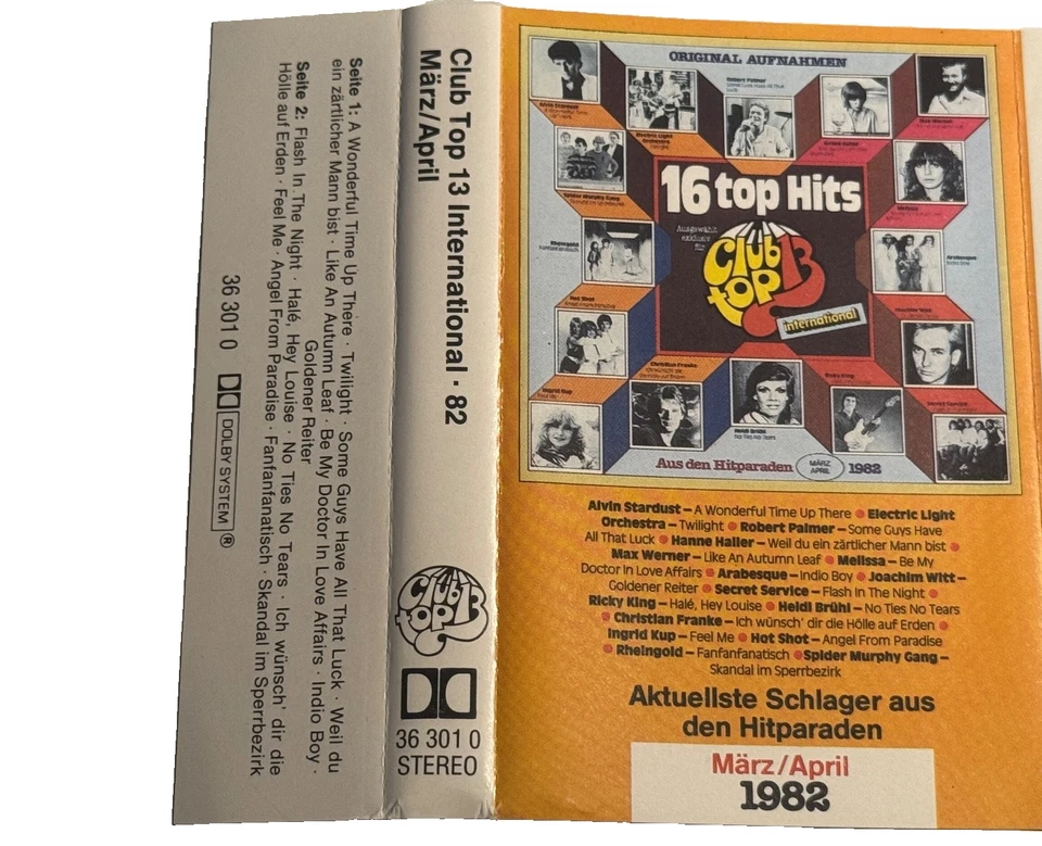 Club Top 13 - MC - 16 top Hits März/April 1982 - Musik Kassette 36 301 0 - Bild 4 von 4