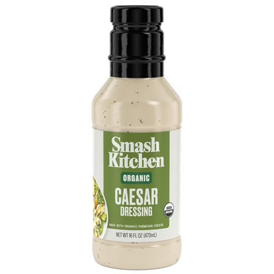 Smash Kitchen Organic Caesar Salad Dressing, 16 fl oz