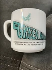 Vintage Green Hornet 1966 Milk Glass Coffee Cup Mug Federal Glass Bruce Lee Kato