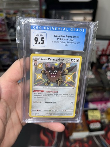 Galarian Perrserker graded CGC 9.5 for sale on eBay