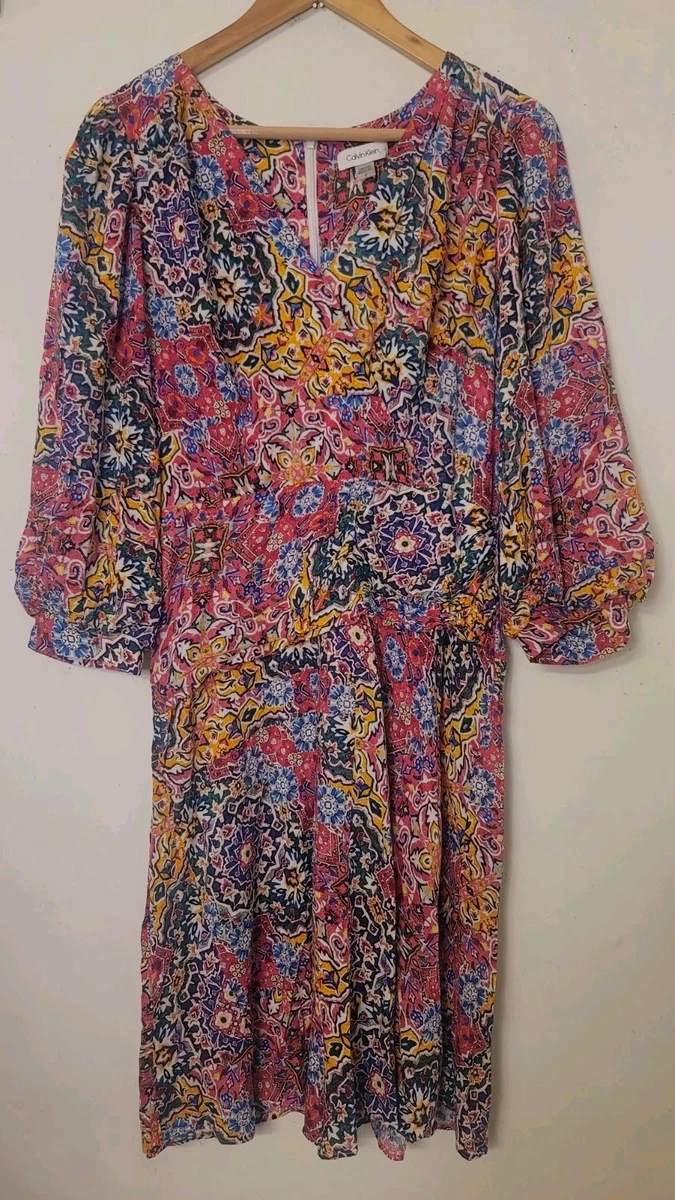 Calvin Klein 3/4 Sleeve Floral Dresses for Women for sale | eBay