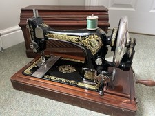 Singer Series F 27K Coffin Case Manual Sewing Machine Original Key 1911 