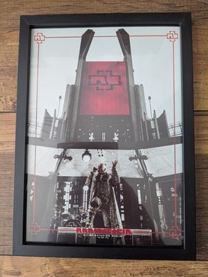 Rammstein Berlin Olympiastadion 2019 Framed Kerrang! A4 Ideal Gift