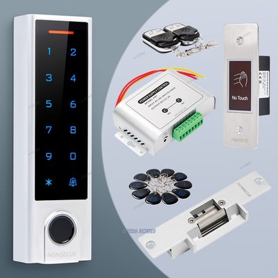 HOMSECUR IP66 APP WIFI Fingerprint Access Control Set Electric Strike Lock