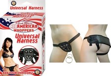 Nasstoys All American Whoppers Adjustable Universal Harness Black, New