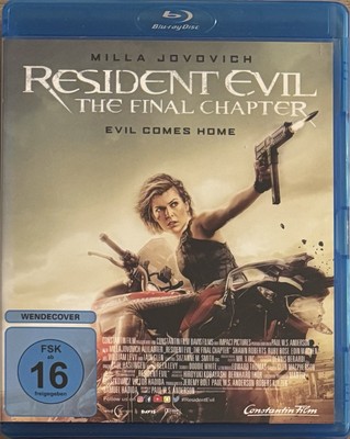 Resident Evil: The Final Chapter Blu-ray Film Action Horror Zustand Sehr gut