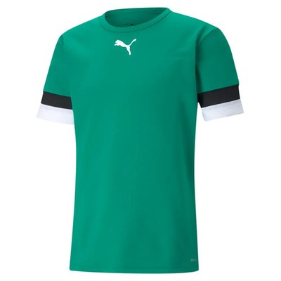 Puma TeamRISE Herren T-Shirt DryCELL Crew Sport Gym Fußball Oberteil Tee Grün S-3XL