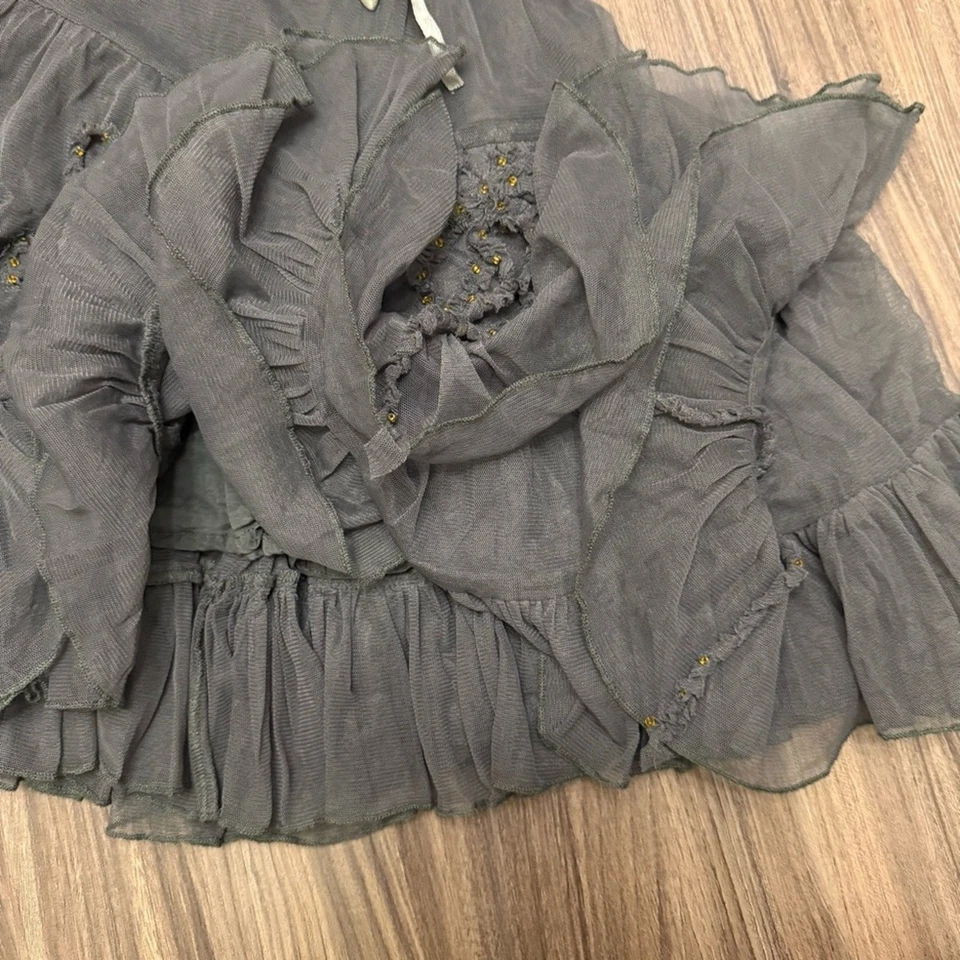 Mimi and Maggie tulle skirt girl sz 6X layered skirt - Image 3 of 4