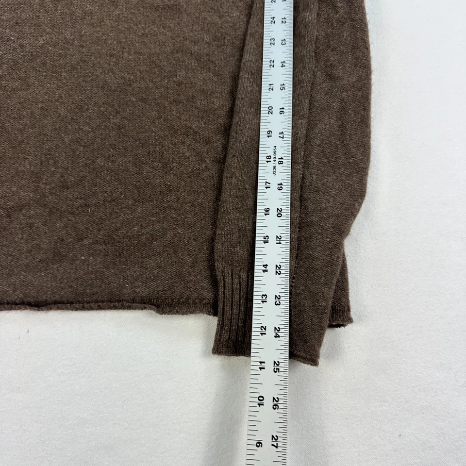 Inhabit yak wool sweater mens Large brown high neck cottage core comfort - Изображение 4 из 4