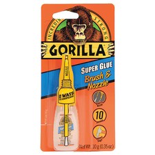 Gorilla Glue 7500101 Construction Adhesive, Super Glue Brush  Nozzle Series,