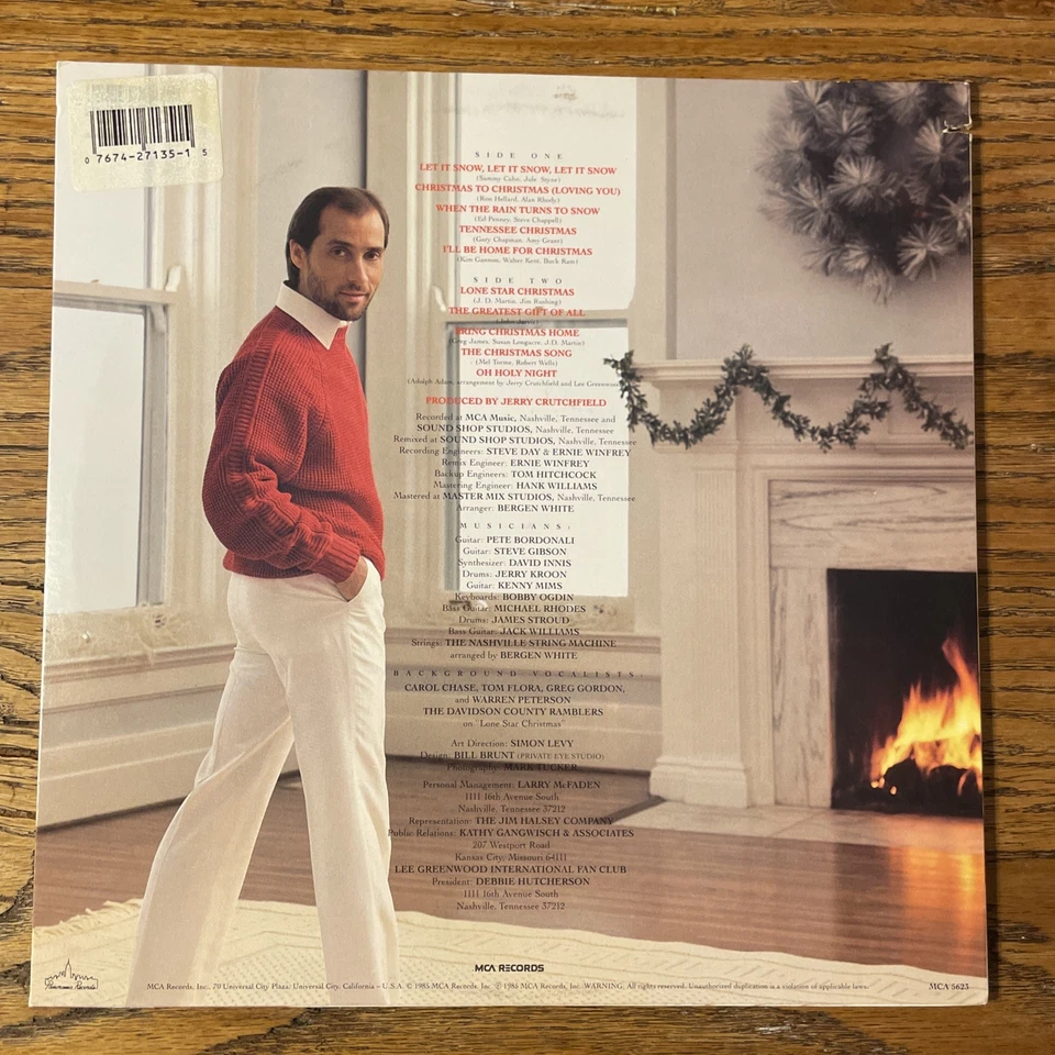 Lee Greenwood Christmas To Christmas LP MCA Holiday EX!!!! Foto 4 de 4