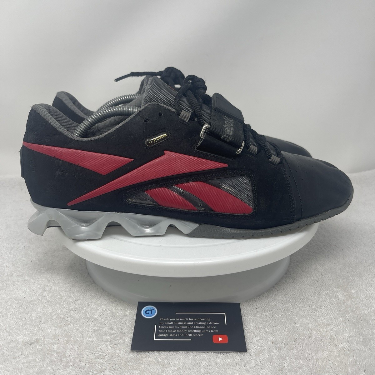 Reebok CrossFit Legacy Lifter Shoes Men's 11 Black Red J88180