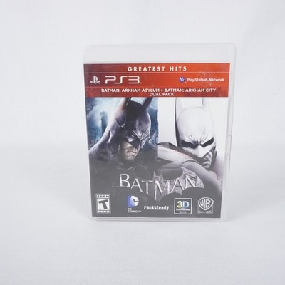 Batman Arkham Asylum + Arkham City Dual Pack (Playstation 3 PS3) CIB