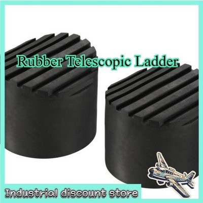 Rubber Telescopic Ladder 2Pcs 64mm ID Non-Slip Feet Mat Pad Cover Cushion new #t