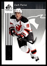 2011-12 SP Game Used Zach Parise New Jersey Devils #58