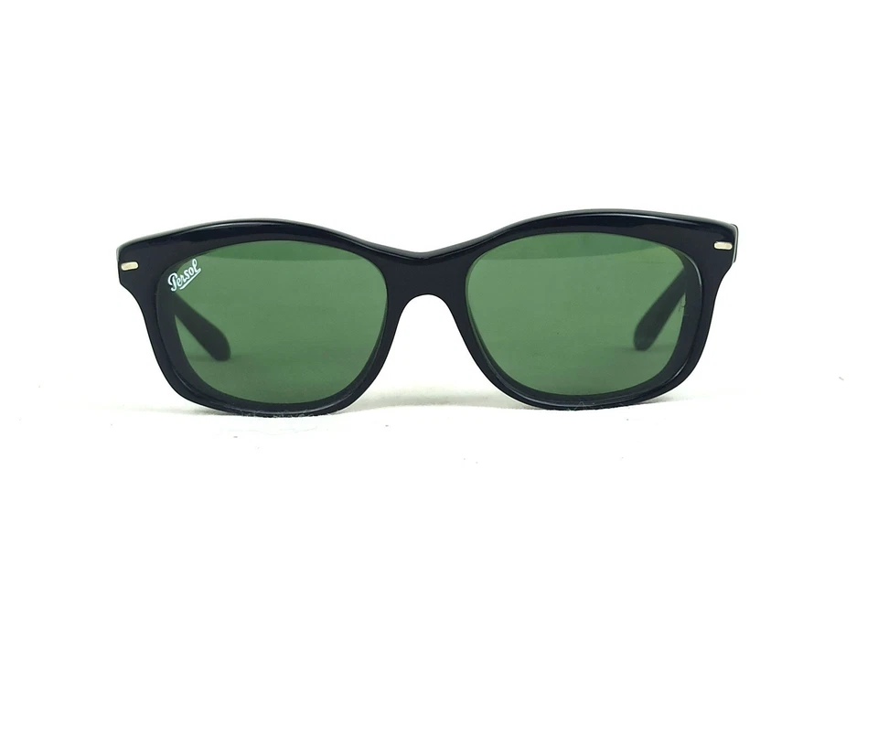 RARE 6602 PERSOL RATTI SUNGLASSES VINTAGE BLACK FRAME ITALY 60s OUTDOORS MEN - Image 3 of 4