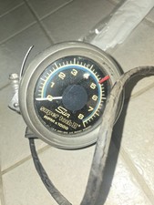 Vintage Sun Super Tach Ii Blue Line 8000 Rpm Tachometer W Mount Made In Usa