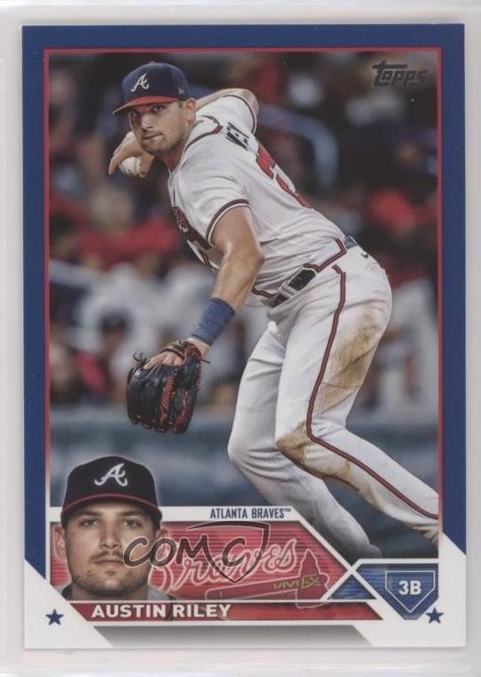 2023 Topps Series 2 Royal Blue Austin Riley #660 11al