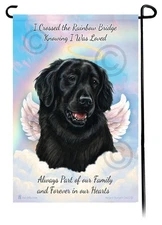 Flat Coated Retriever Memorial Garden Flag