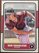 2025 ONYX VINTAGE SAM KNOWLTON ARIZONA DIAMONDBACKS CARD #OVSAKN NM/MT