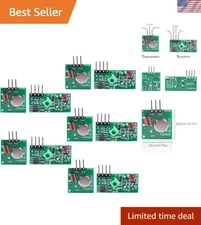 Wireless 433M Transmitter & Receiver Set - Ideal for Burglar Alarms & Projects